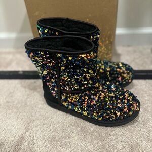 New Sequin Ugg Boots Girl Size 6